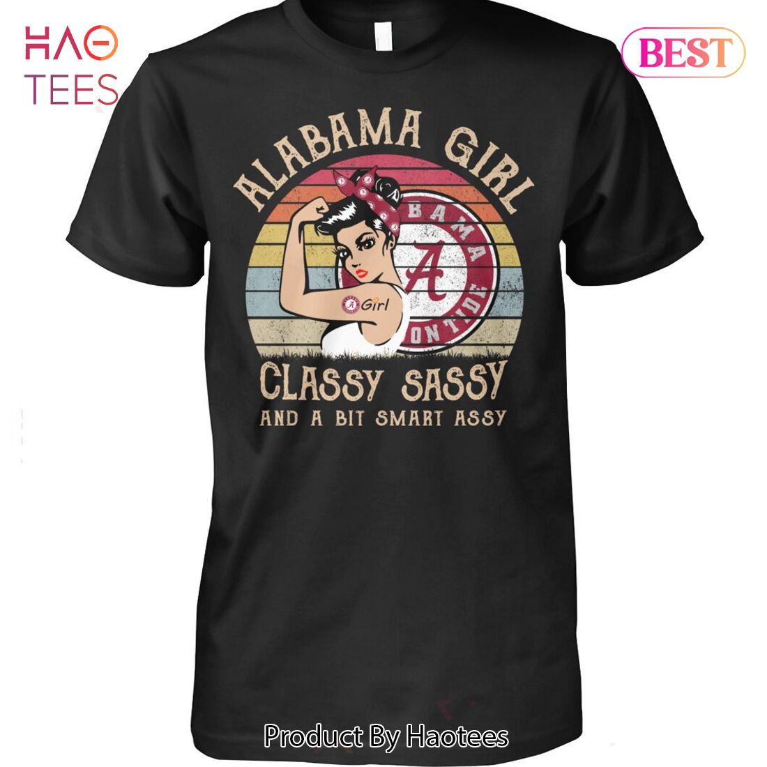 Ladies Alabama Short Sleeve T-Shirts, Alabama Crimson Tide Short-Sleeved  Shirt