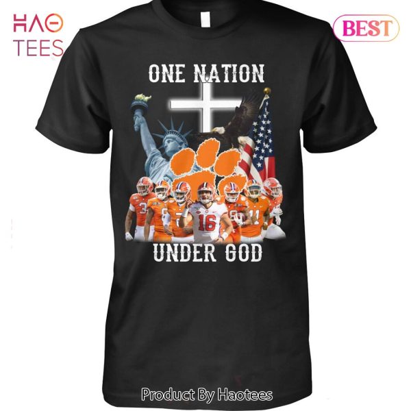 NEW Clemson Tigers One Nation Under God Unisex T-Shirt
