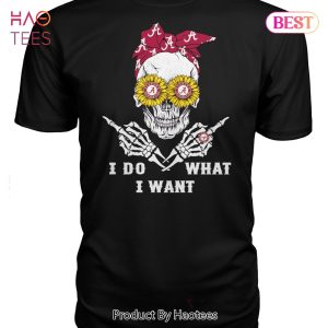 NEW Fashion Alabama Crimson Tide Skull Unisex T-Shirt