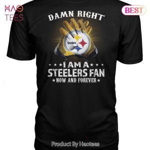 BEST Damn Right I Am A Pittsburgh Steelers Fan Now And Forever Unisex T-Shirt