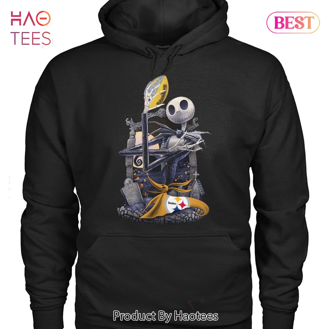 NEW Jack Skellington Pittsburgh Steelers Unisex T-Shirt NEW Jack Skellington Pittsburgh Steelers Unisex T-Shirt