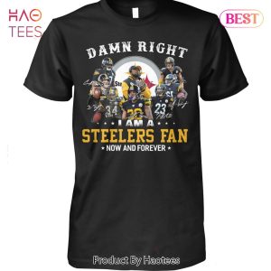 TRENDING Damn Right I Am A Pittsburgh Steelers Fan Now And Forever Unisex T-Shirt