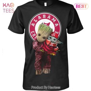 NEW Alabama Crimson Tide Baby Groot Unisex T-Shirt