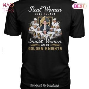 NEW Fashion Real Women Love Hockey Smart Women Love The Golden Kninghts Unisex T-Shirt