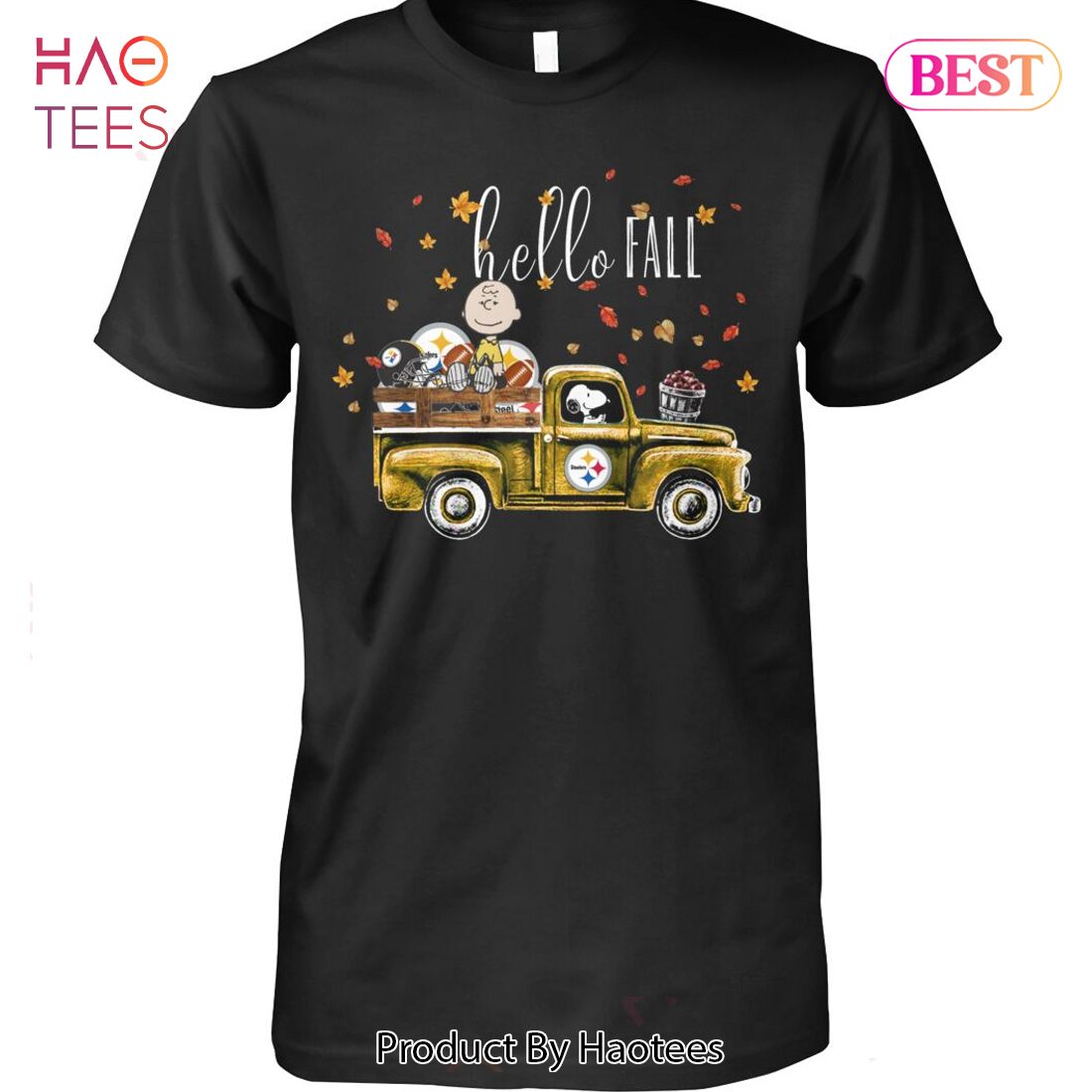 NEW Hello Fall Pittsburgh Steelers Snoopy Unisex T-Shirt NEW Hello Fall Pittsburgh Steelers Snoopy Unisex T-Shirt