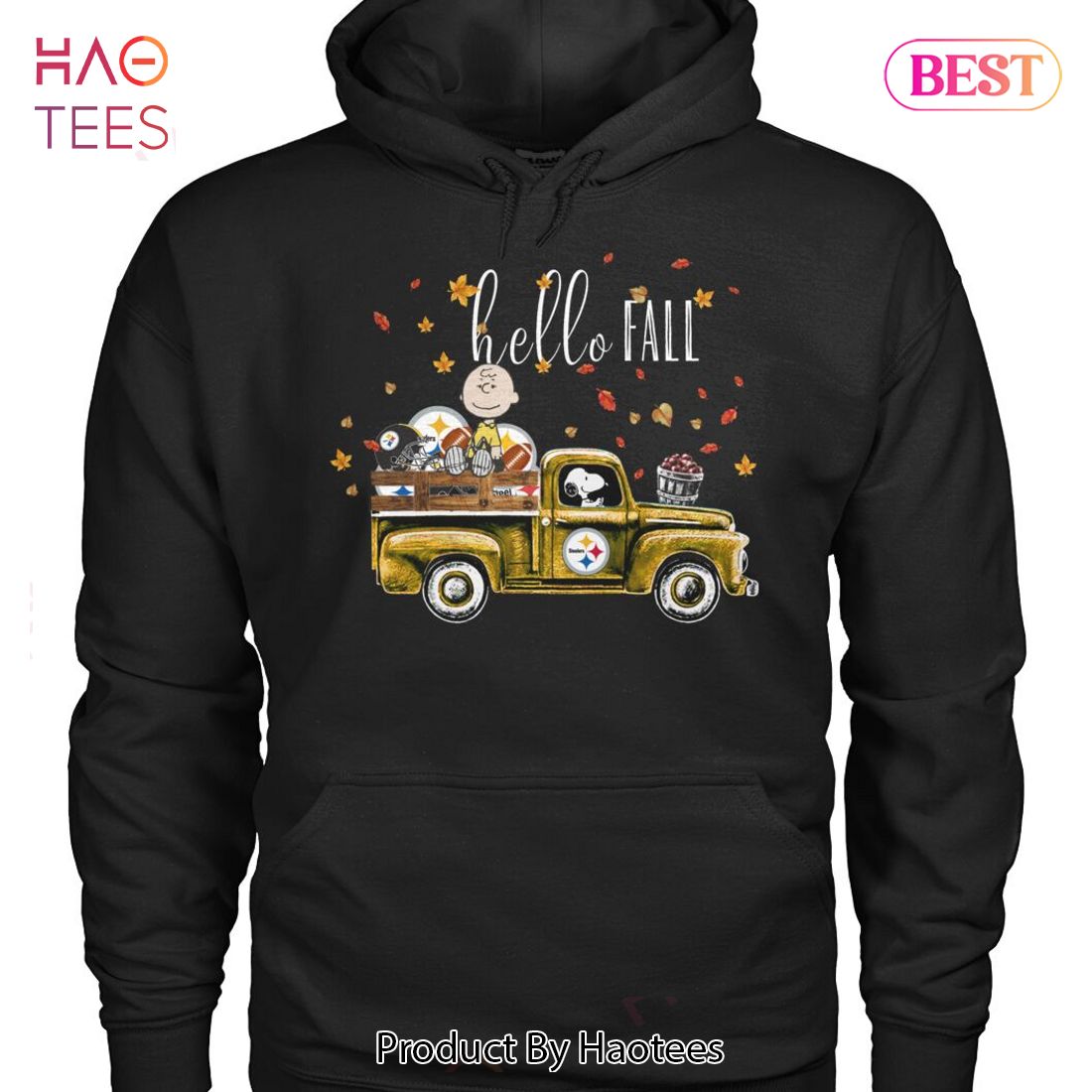 NEW Hello Fall Pittsburgh Steelers Snoopy Unisex T-Shirt NEW Hello Fall Pittsburgh Steelers Snoopy Unisex T-Shirt