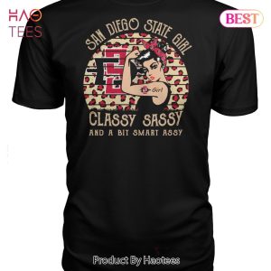 NEW San Diego State Girl Classy Sassy And A Bit Smart Assy T-Shirt