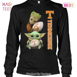 NEW Tennessee Volunteers Baby Groot Baby Yoda Unisex T-Shirt