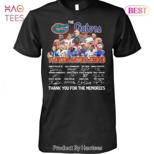 NEW The Florida Gator Legend Thank You For The Memories T-Shirt