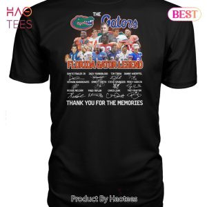 NEW The Florida Gator Legend Thank You For The Memories T-Shirt