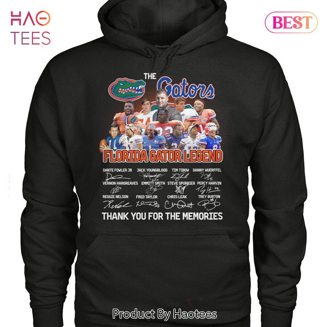 NEW The Florida Gator Legend Thank You For The Memories T-Shirt NEW The Florida Gator Legend Thank You For The Memories T-Shirt