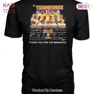 NEW The Tennessee Volunteers Legend Thank You For The Memories T-Shirt