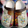 Yoga Hippie Mandala Gift For Lover Rubber Crocs Clog Shoes Comfy Footwear