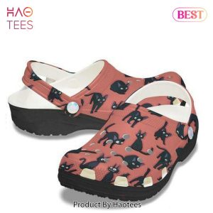 Black Cat Personalized 202 Gift For Lover Rubber Crocs Clog Shoes Comfy Footwear