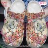 Butterfly Art Oil Painting Croc Shoes For Women – Cutie Butterflies Shoes Crocbland Clog Birthday Gifts For Daughter Mom Niece