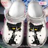 Cat Black Night Rubber Crocs Clog Shoes Comfy Footwear Cat Black Night Rubber Crocs Clog Shoes Comfy Footwear