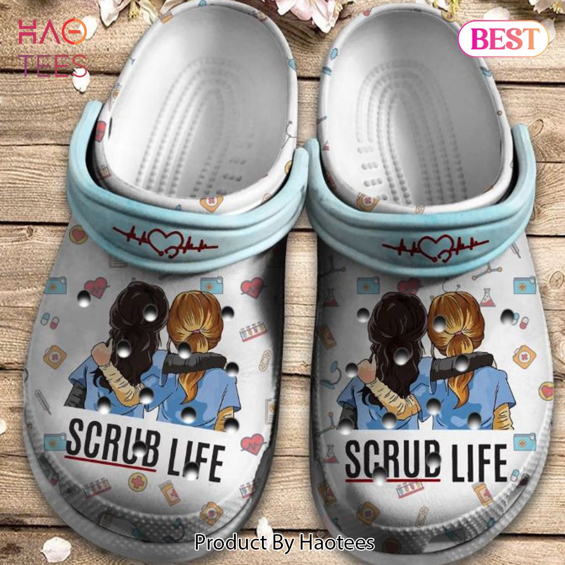 Couple Nurse Custom Shoes - Scrub Life Outdoor Shoes Birthday Gift For Women Girl Mother Daughter Sister Friend Couple Nurse Custom Shoes - Scrub Life Outdoor Shoes Birthday Gift For Women Girl Mother Daughter Sister Friend