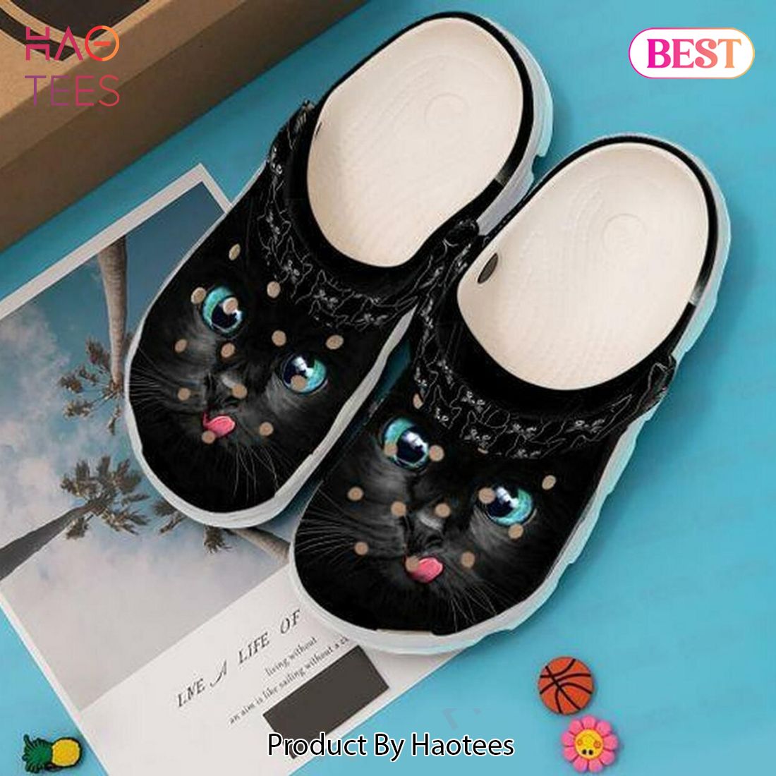 stang blad Vær modløs Cute Black Cat Personalized 202 Gift For Lover Rubber Crocs Clog Shoes  Comfy Footwear