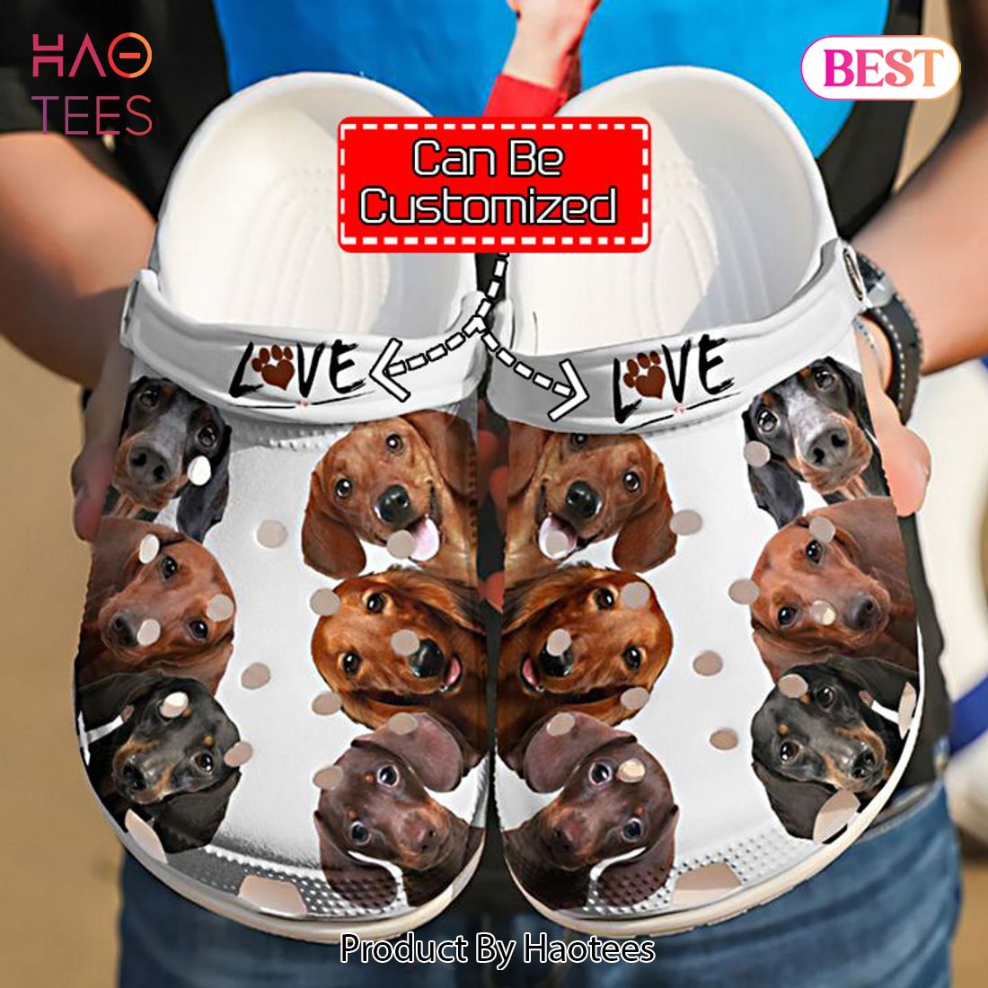 Dog Crocs - Personalized Dachshund Doxies Love Clog Shoes For Men And Women Dog Crocs - Personalized Dachshund Doxies Love Clog Shoes For Men And Women