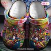 Irish Cat Rainbow Rubber Crocs Clog Shoes Comfy Footwear