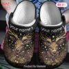 Irish Cat Rainbow Rubber Crocs Clog Shoes Comfy Footwear