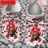 Personalized Valentine Skeleton Hands Skeleton Boob Hands Crocs Clog Shoes For Men And Women