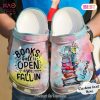 Reading Crocs – Reading Personalized Cat And Books Clog Shoes For Men And Women