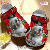 Skull Shiny Christmas Bling Bling 102 Gift For Lover Rubber Crocs Clog Shoes Comfy Footwear