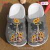 Sunflower Colorful Croc Shoes Women -Be Yourself Shoes Crocbland Clog Birthday Gifts For Daughter Niece