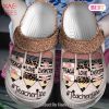 Teacher Personalized Icon School Gift For Lover Rubber Crocs Clog Shoes Comfy Footwear Teacher Personalized Icon School Gift For Lover Rubber Crocs Clog Shoes Comfy Footwear