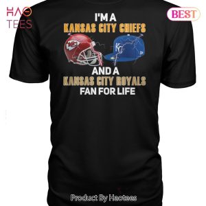 NEW Im Am Kansas City Chiefs  And A Kansas City Royals Fan For Life Unisex T-Shirt