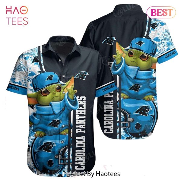 HOT TREND Carolina Panthers Footbal NFL Baby Yoda Hawaiian Shirt New Collection Trends Summer Perfect Gift For Fan