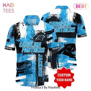 HOT TREND Carolina Panthers NFL Customized Hawaiian Shirt Floral Tropical Pattern This Trends Summer For Sports Enthusiast