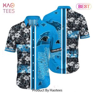HOT TREND Carolina Panthers NFL Graphic Tropical Pattern Hawaiian Shirt 3D Printed Beach Shirt Summer Gift For Fans