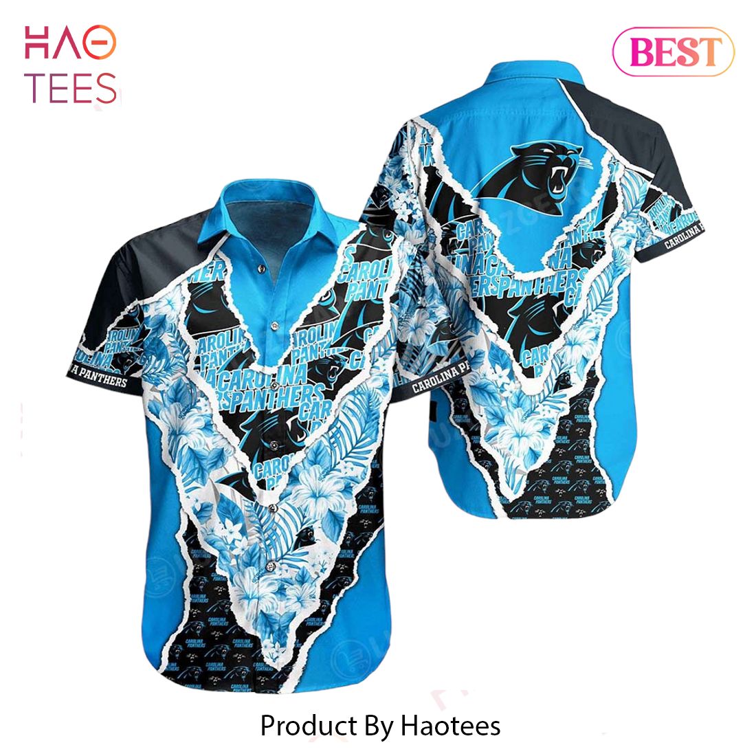 Carolina Panthers NFL Hawaiian Shirt Star Pattern Best Trend