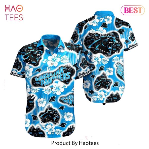 HOT TREND Carolina Panthers NFL Hawaii Shirt Graphic Floral Printed This Summer Beach Shirt For Fans