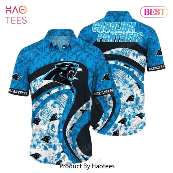 HOT TREND Carolina Panthers NFL Hawaii Shirt Graphic Floral Tropical Pattern This Summer For Fan