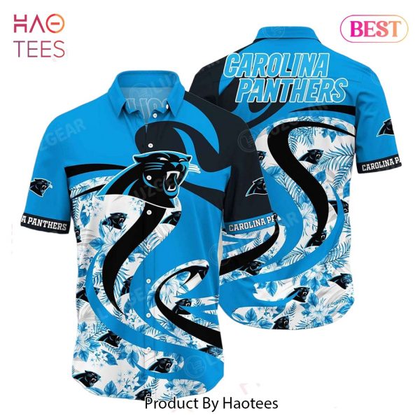 HOT TREND Carolina Panthers NFL Hawaii Shirt Tropical Pattern Graphic This Summer Gift For Fan NFL