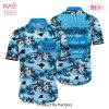 HOT TREND Carolina Panthers NFL Hawaiian Shirt Floral Print American Flag Beach Shirt Short Style Summer