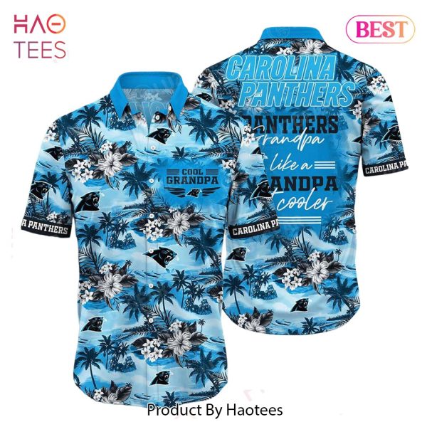HOT TREND Carolina Panthers NFL Hawaiian Shirt For Grandparent New Trending Beach Shirt