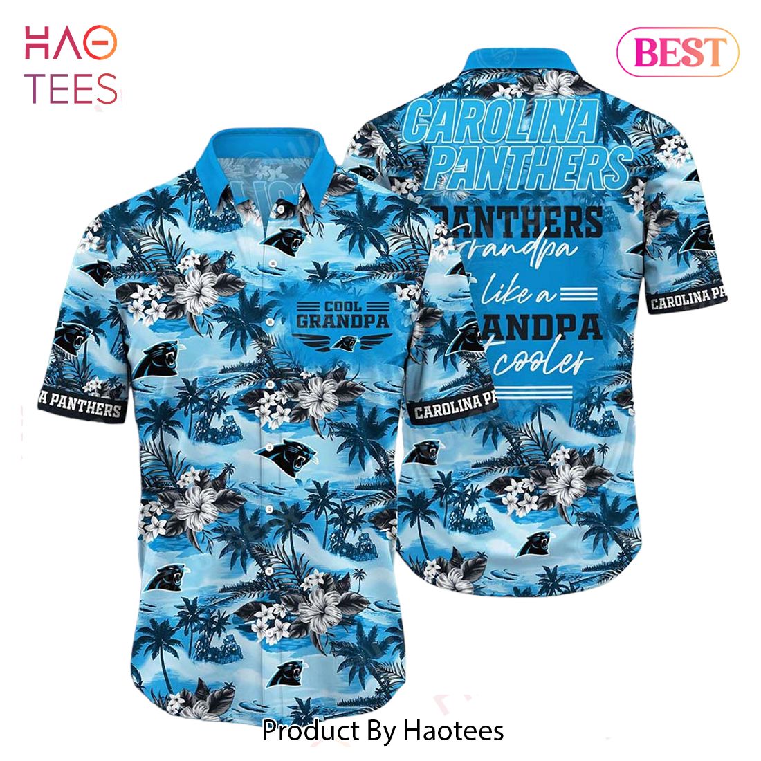HOT TREND Carolina Panthers NFL Hawaiian Shirt For Grandparent New Trending Beach Shirt HOT TREND Carolina Panthers NFL Hawaiian Shirt For Grandparent New Trending Beach Shirt