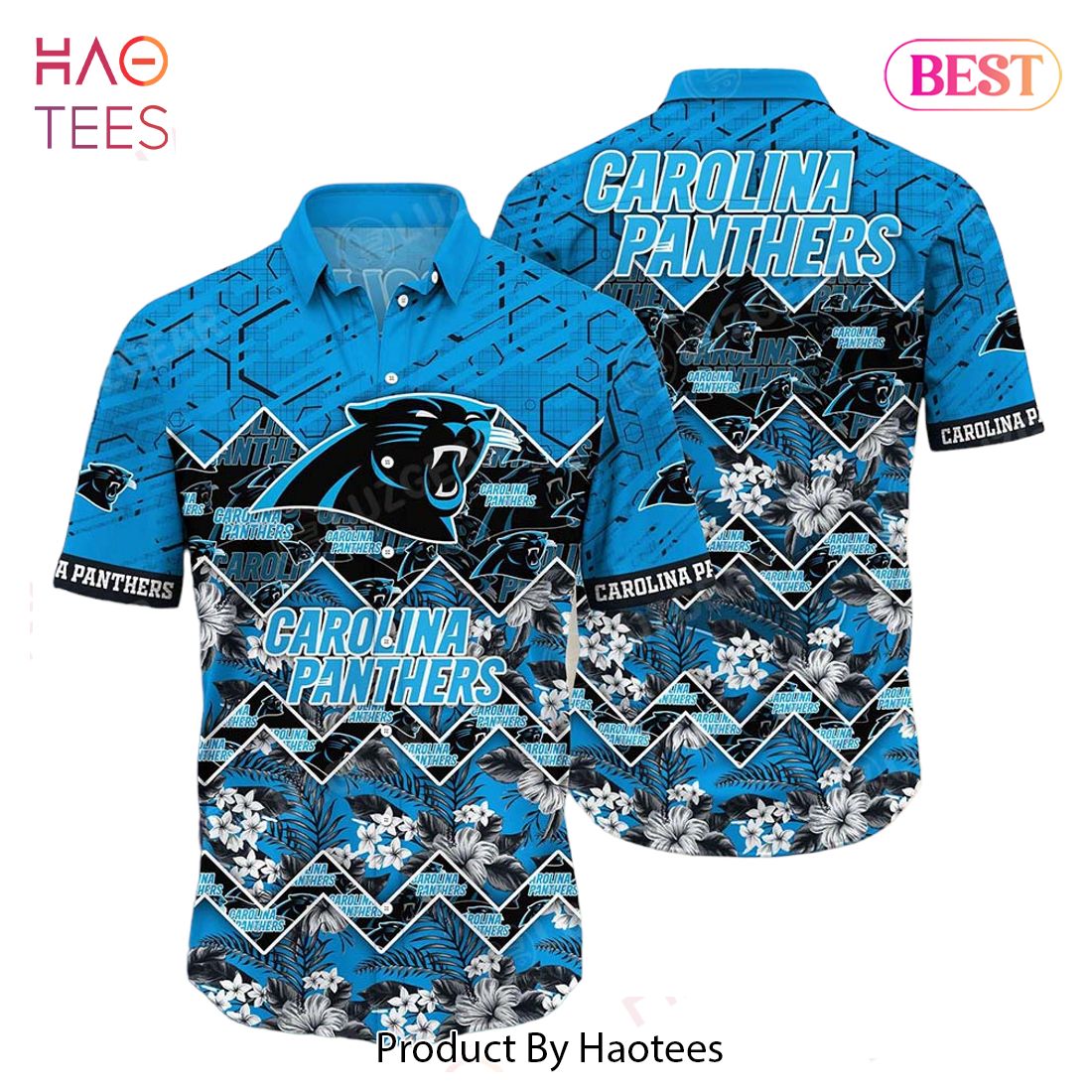 HOT TREND Carolina Panthers NFL Hawaiian Shirt Graphic Tropical Pattern 3D Printed Beach Shirt Summer Gift For Fan HOT TREND Carolina Panthers NFL Hawaiian Shirt Graphic Tropical Pattern 3D Printed Beach Shirt Summer Gift For Fan