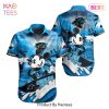 HOT TREND Carolina Panthers NFL Hawaiian Shirt Graphic Tropical Pattern Short Sleeve Summer For Fans