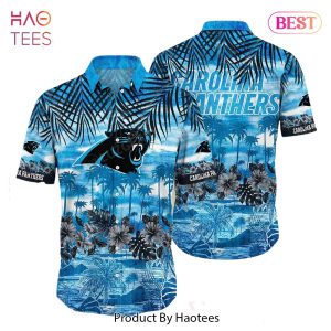 HOT TREND Carolina Panthers NFL Hawaiian Shirt Style Tropical Pattern Summer For Awesome Fans