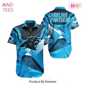HOT TREND Carolina Panthers NFL Hawaiian Shirt Summer Short Sleeve Button Down Shirt Perfect Gift For Big Fans
