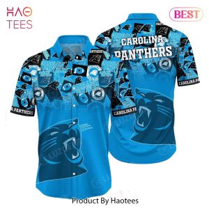 HOT TREND Carolina Panthers NFL Hawaiian Shirt Trends Summer Short Sleeve Button Down Shirt For Sports Fans