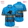 HOT TREND Carolina Panthers NFL Hawaiian Shirt Tropical Pattern Graphic Trends Summer Gift For Fan NFL