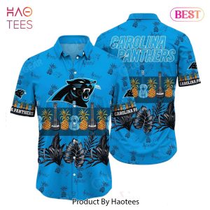 HOT TREND Carolina Panthers NFL Hawaiian Shirt Tropical Pattern Graphic Trends Summer Gift For Fan NFL