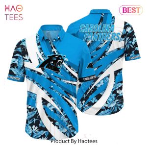 HOT TREND Carolina Panthers NFL Hawaiian Shirt Tropical Pattern New Trend Summer For Sports Football Fans