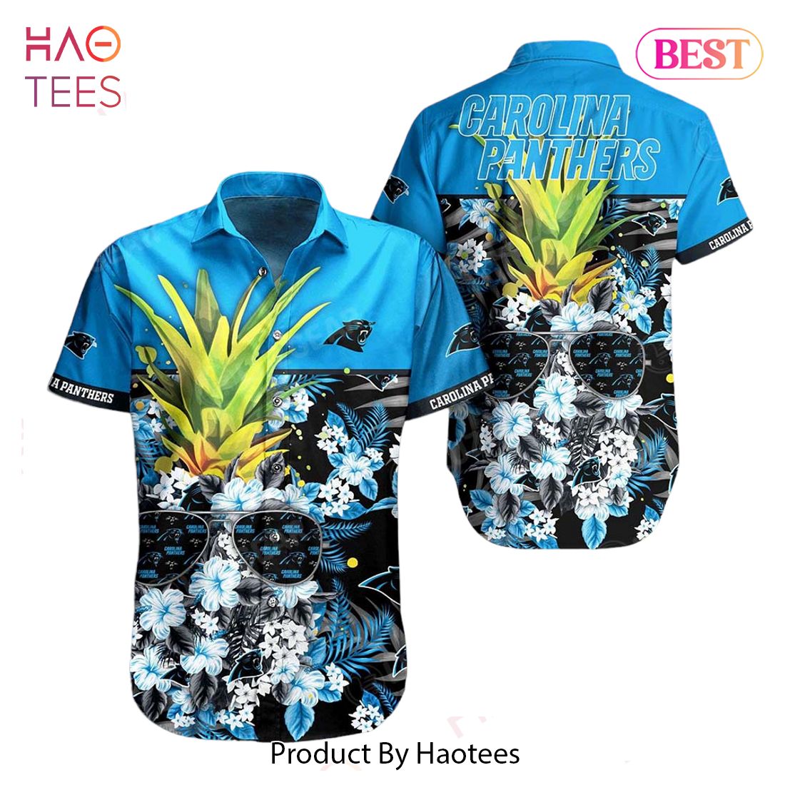 HOT TREND Carolina Panthers NFL Tropical Pattern Pineapple Design Hawaiian Shirt New Trending For Men Women HOT TREND Carolina Panthers NFL Tropical Pattern Pineapple Design Hawaiian Shirt New Trending For Men Women